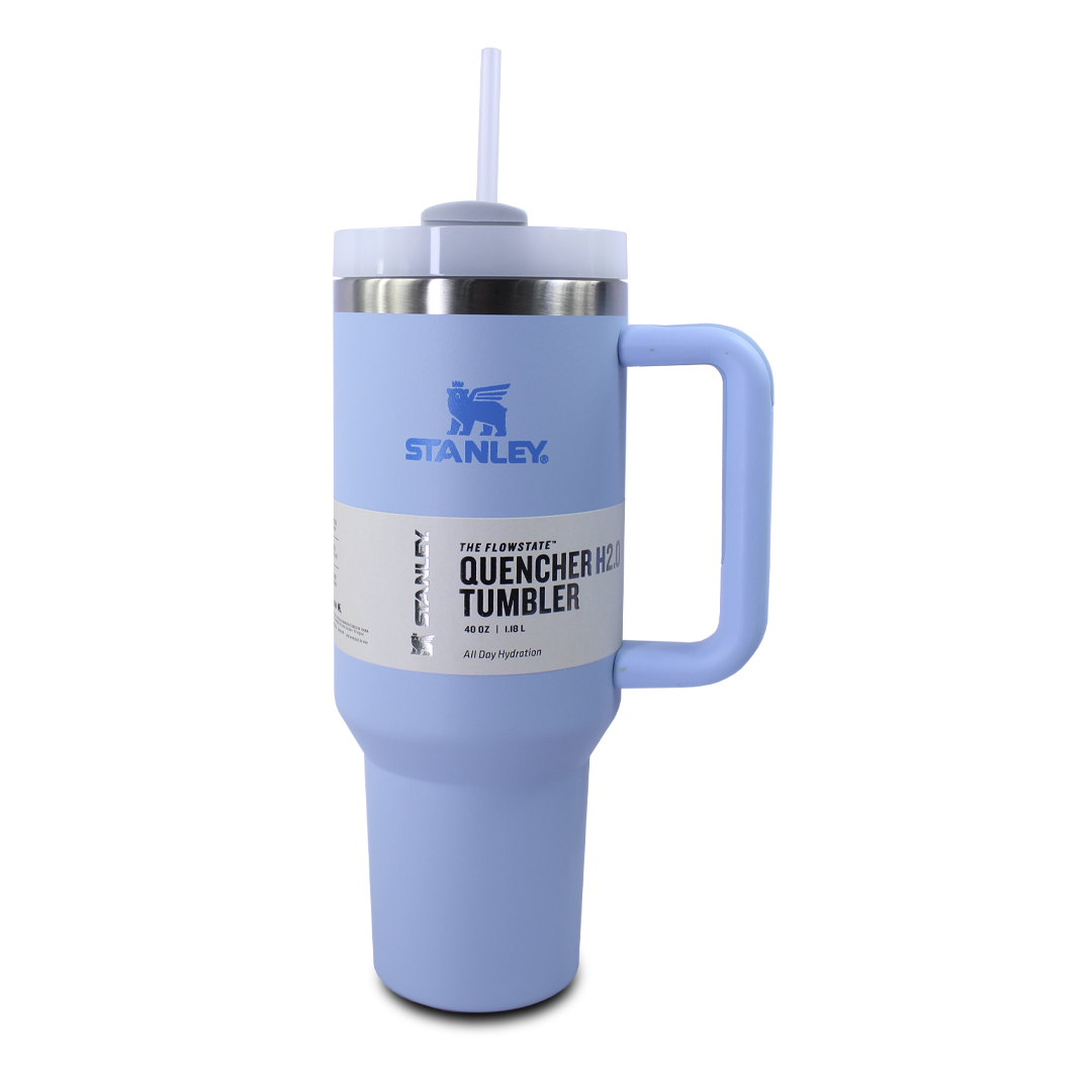 Vaso Termico Stanley Color azul De Acero Inoxidable 40oz Con Popote.