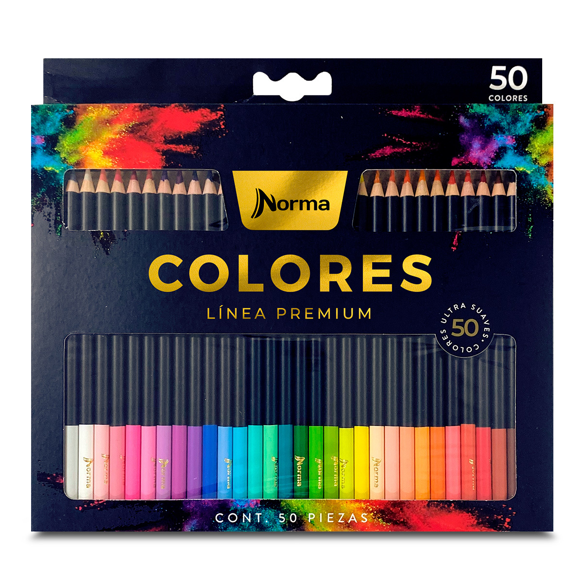 Kit Norma Premium, 24 Lápices de colores Norma, Marcadores, Bloc Marquilla