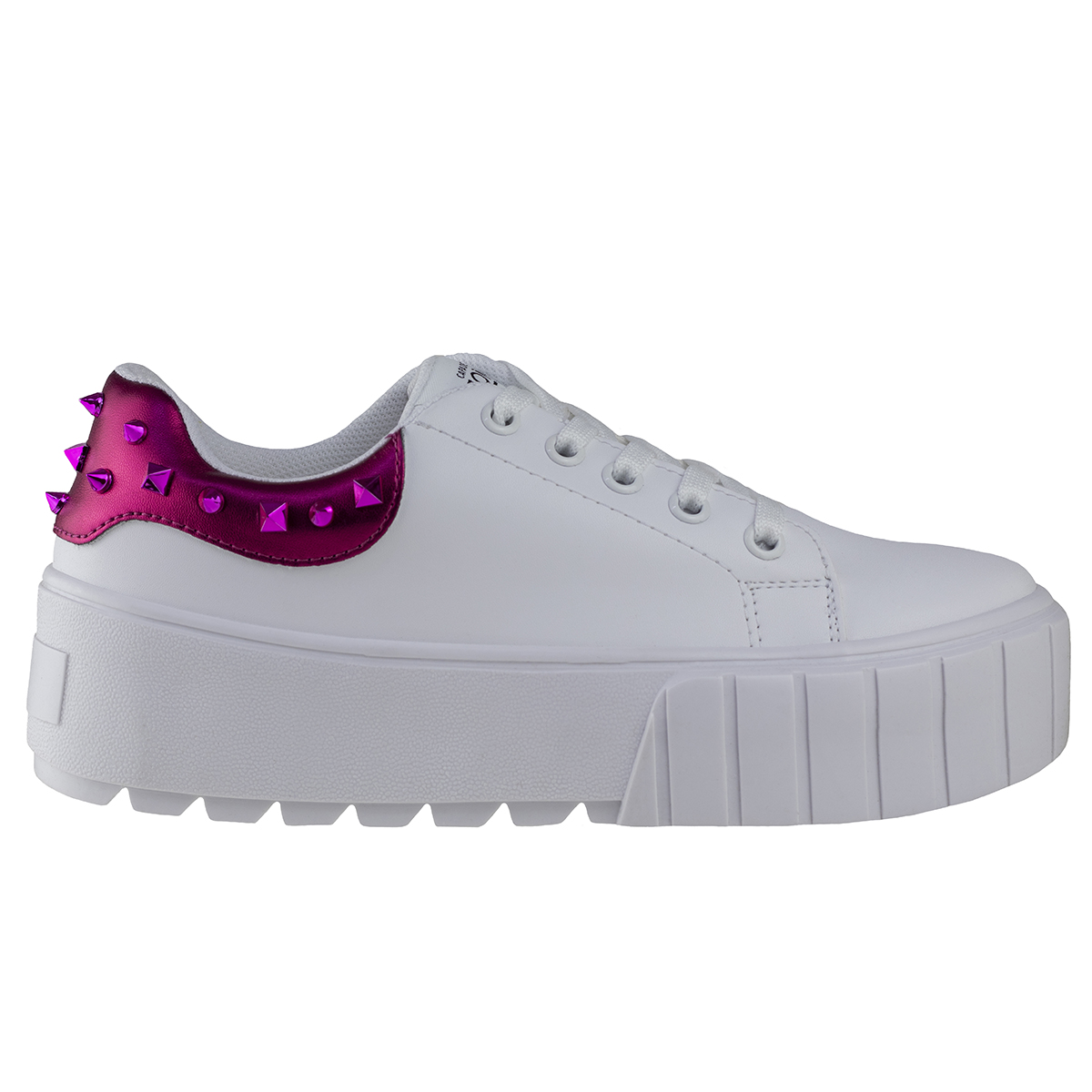 Tenis Blanco Mujer Urbano Suela Gruesa Capa De Ozono 651101