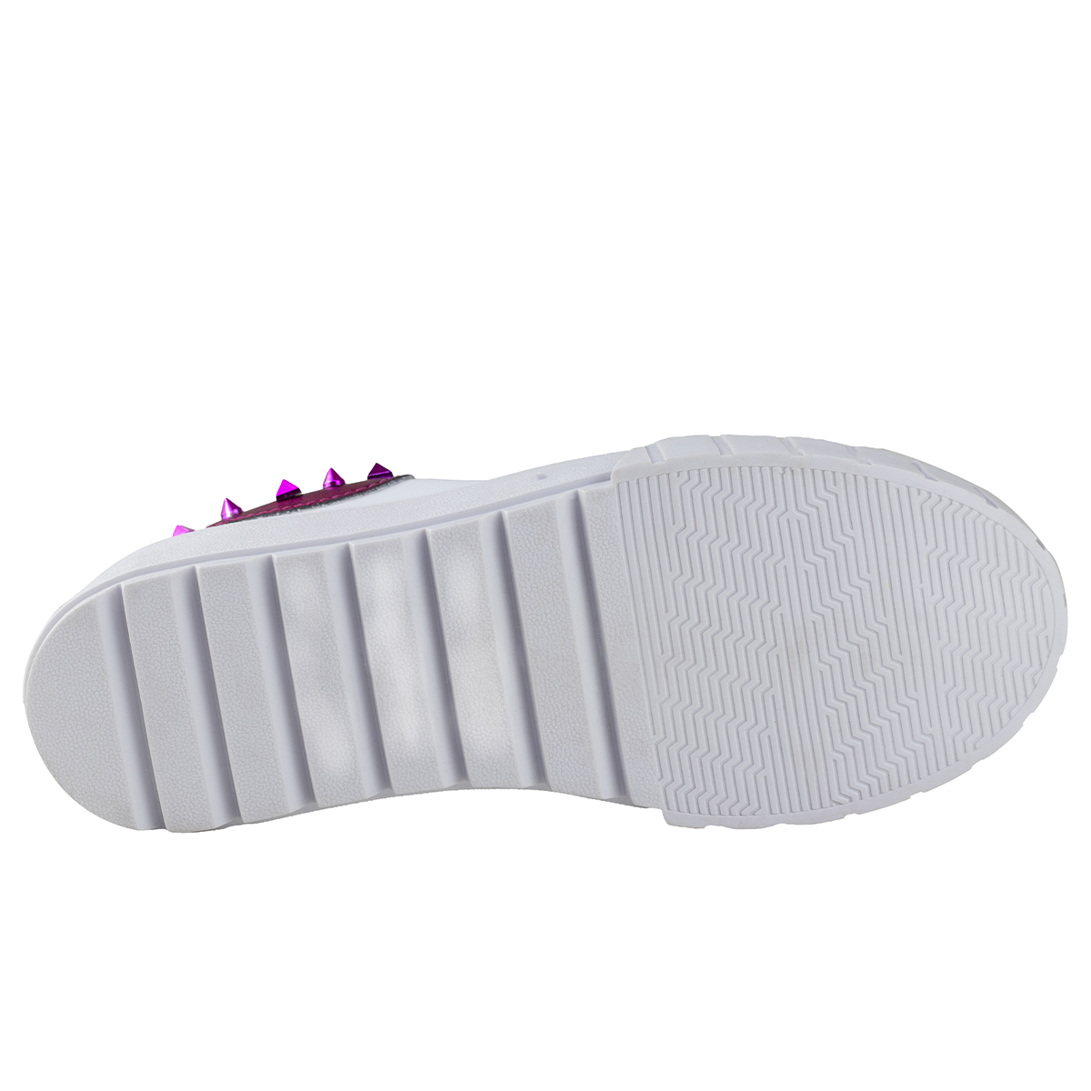 Tenis Blanco Mujer Urbano Suela Gruesa Capa De Ozono 651101