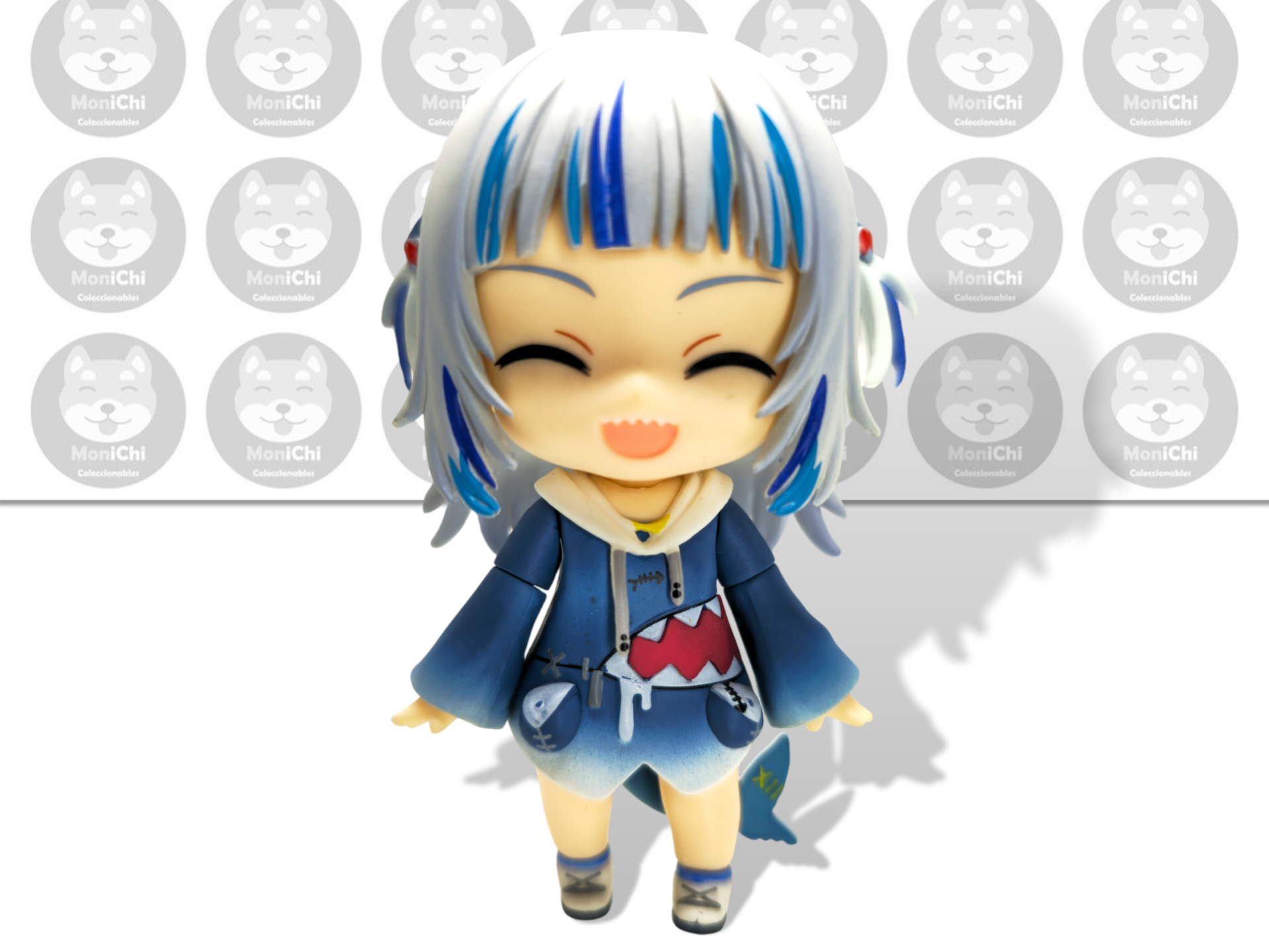 Gawr Gura 1688 Sharkd Nendoroid Figura Anime Youtuber Vtuber