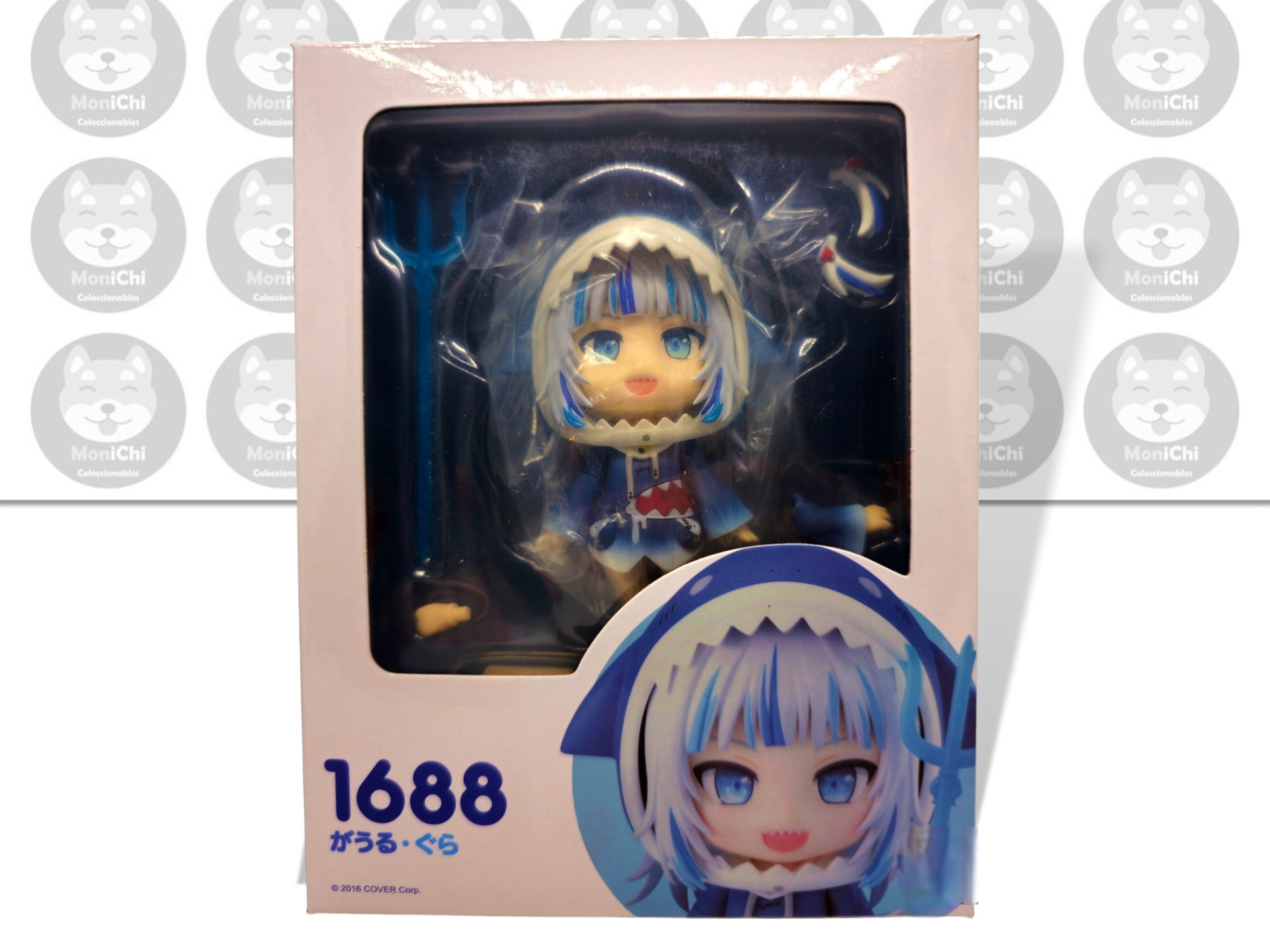 Gawr Gura 1688 Sharkd Nendoroid Figura Anime Youtuber Vtuber
