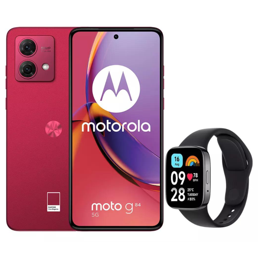 Moto G84 5g Dual Sim 256 Gb 12 Gb Ram Con Smartwatch Xiaomi Redmi Watch 3 Active