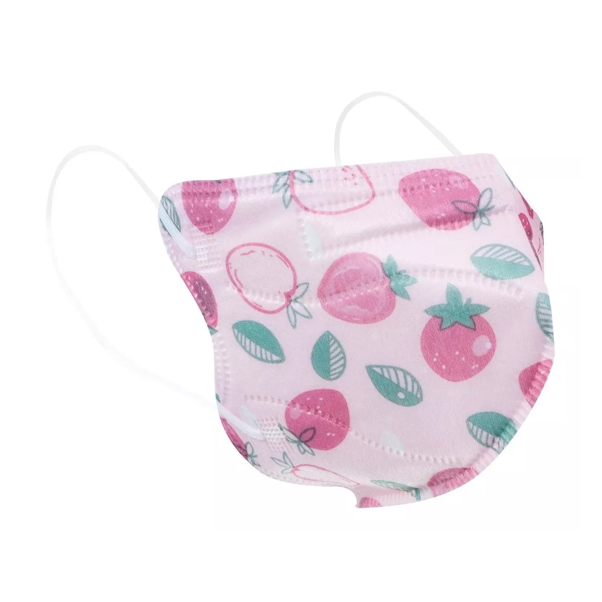 Cubrebocas Kn95 Niños Mascarillas Tomods 10 Pzs Rosa De Niña Rosa Fresas