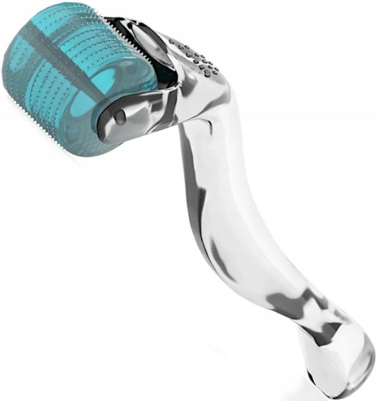 Foligain Derma Roller para Cuero Cabelludo 540 Agujas de Titanio para alopecia.