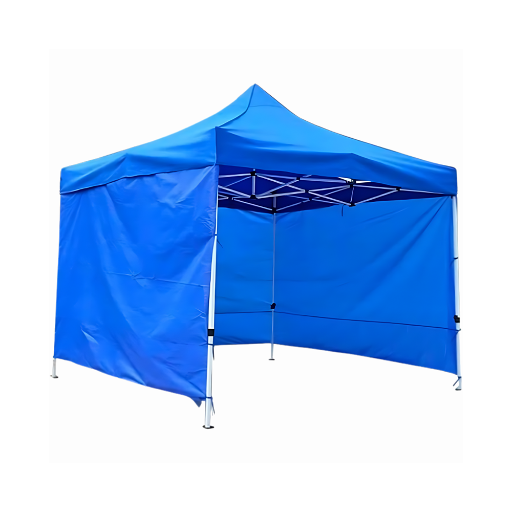 Toldo Plegable con Paredes 3x3 Azul