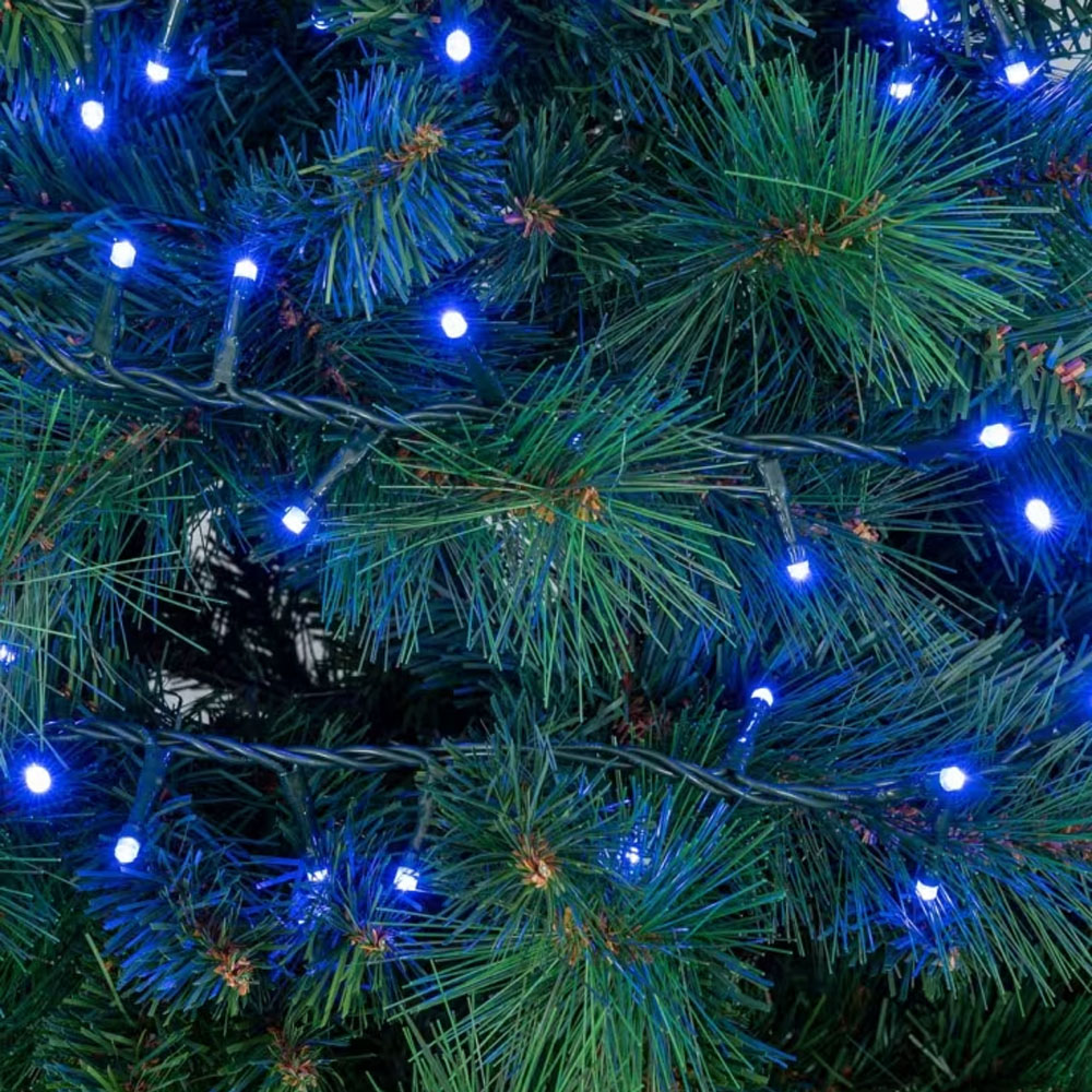 Serie de Luces Navideñas Led 50 Focos Luz Azul brillante