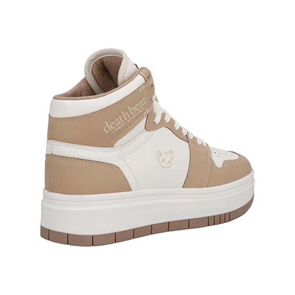 Tenis DEATH BEAR 333 Dama Urbano Latte Camel Tenis Mujer Plataforma Talla 22 a 22.5