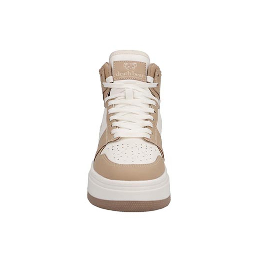 Tenis DEATH BEAR 333 Dama Urbano Latte Camel Tenis Mujer Plataforma Talla 22 a 22.5