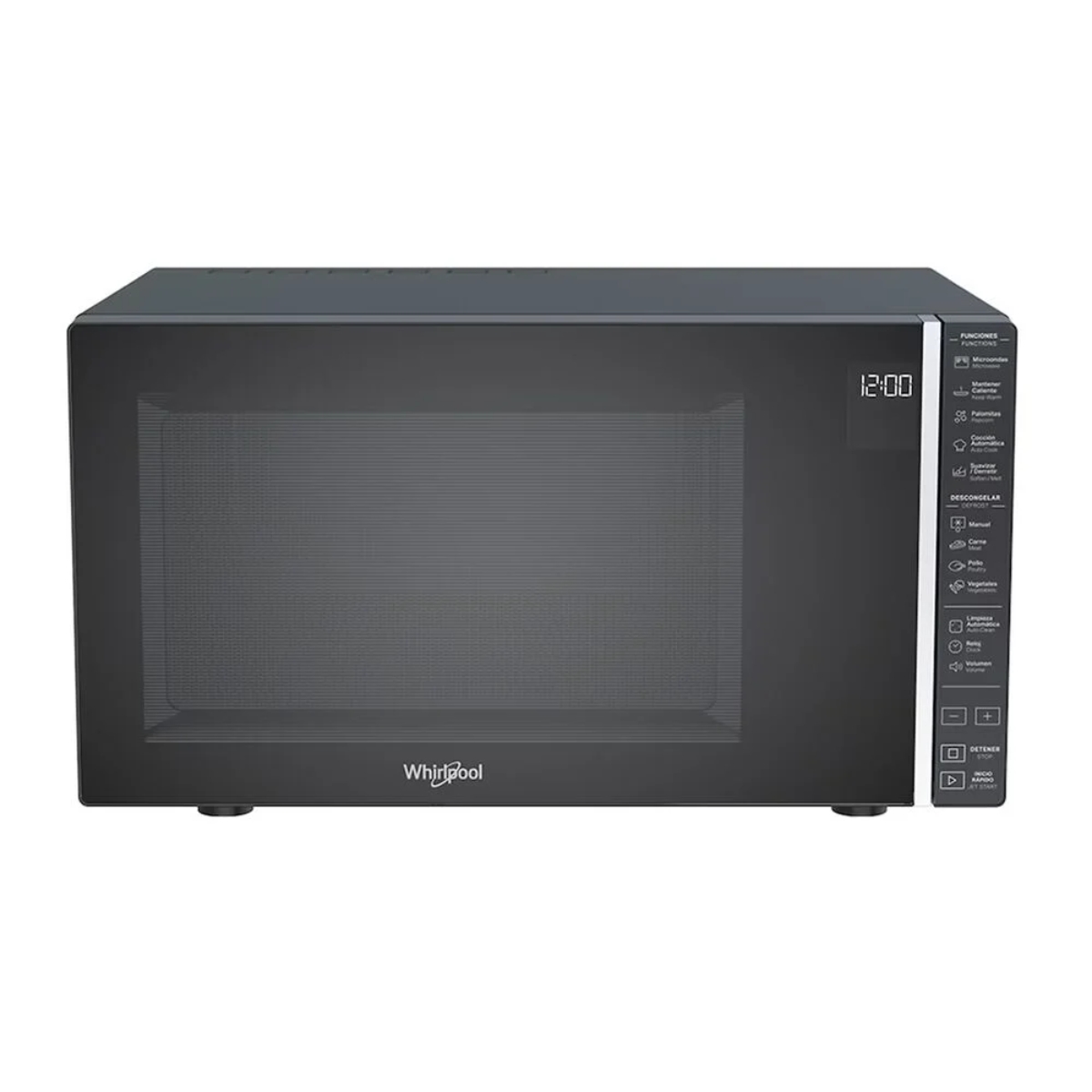 Microondas Whirpool WM1811B 1.1 Ft³ 30Lts 25 Funciones