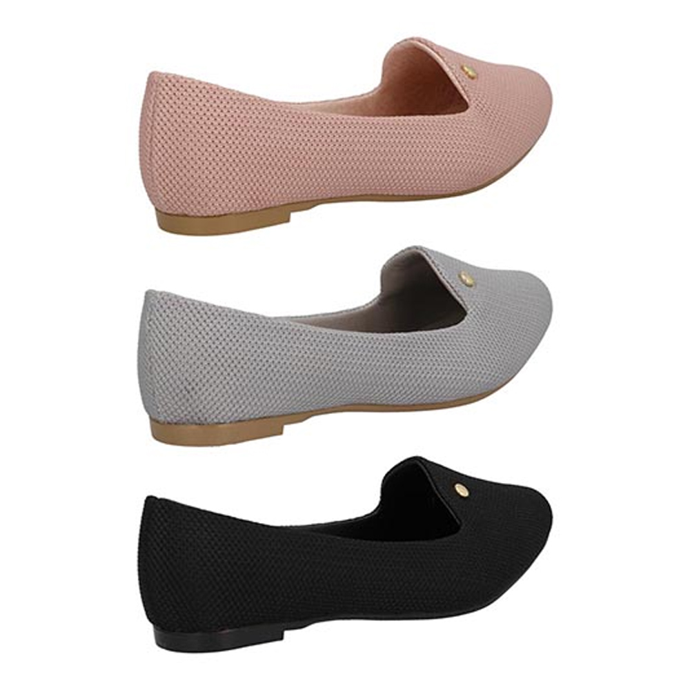 Zapatilla Baleriana COSMO PARIS by BESER 203 Dama 3pack Zapatilla de Piso Casual 3par