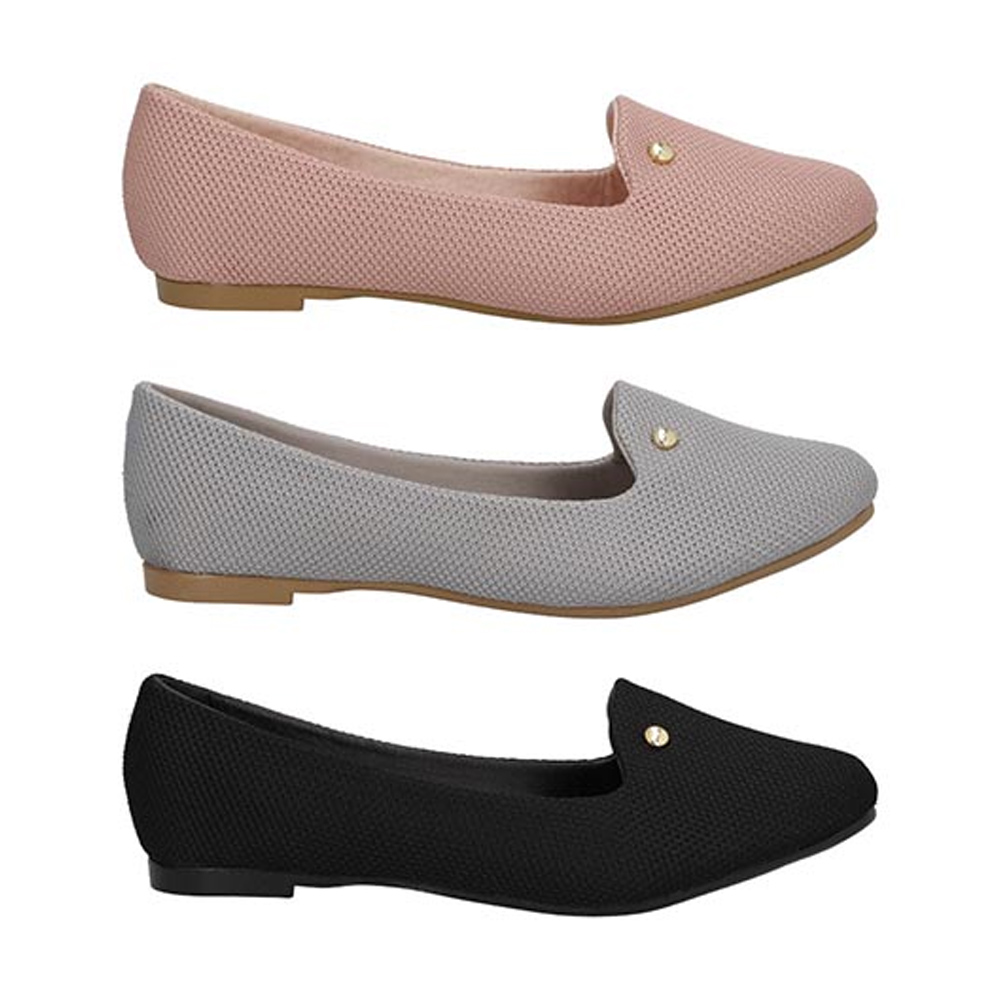 Zapatilla Baleriana COSMO PARIS by BESER 203 Dama 3pack Zapatilla de Piso Casual 3par