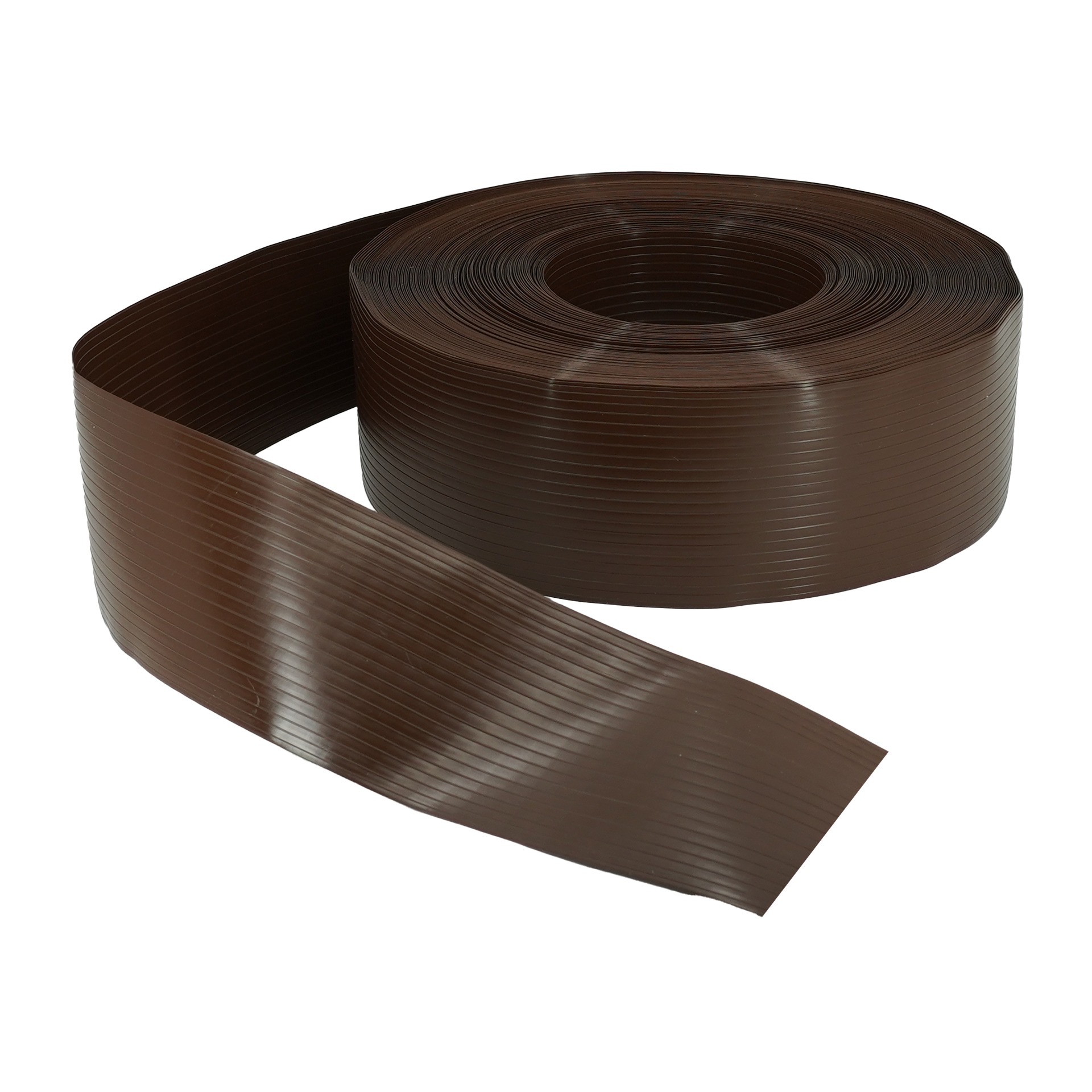 Cinta Rompevientos Para Malla Ciclonica Con Protección U.V. De Plástico Con Resina 100 Virgen Karlen Para Protección Y Privacidad Para Cercas Rejas, Color Café, 3 Metros