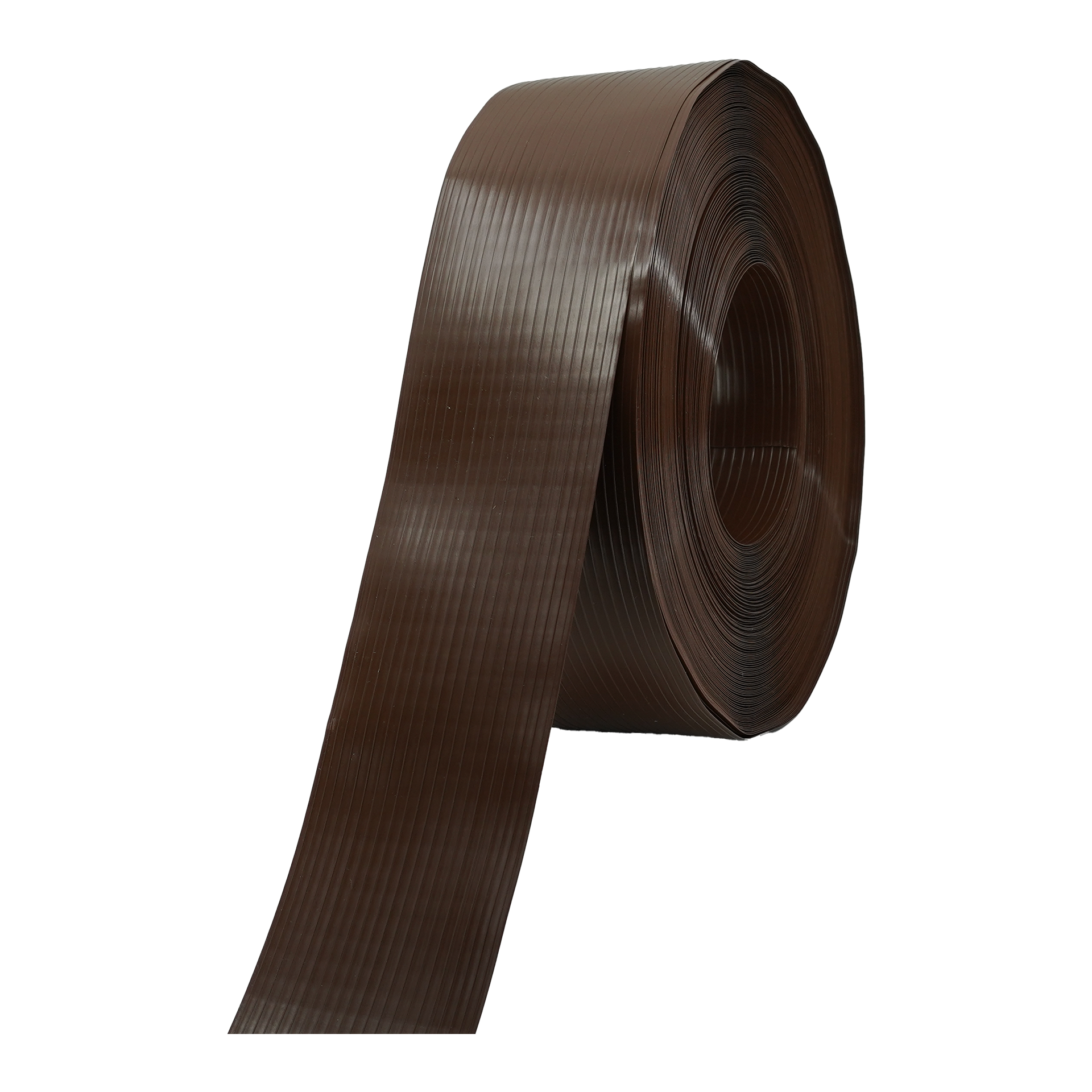 Cinta Rompevientos Para Malla Ciclonica Con Protección U.V. De Plástico Con Resina 100 Virgen Karlen Para Protección Y Privacidad Para Cercas Rejas, Color Café, 3 Metros