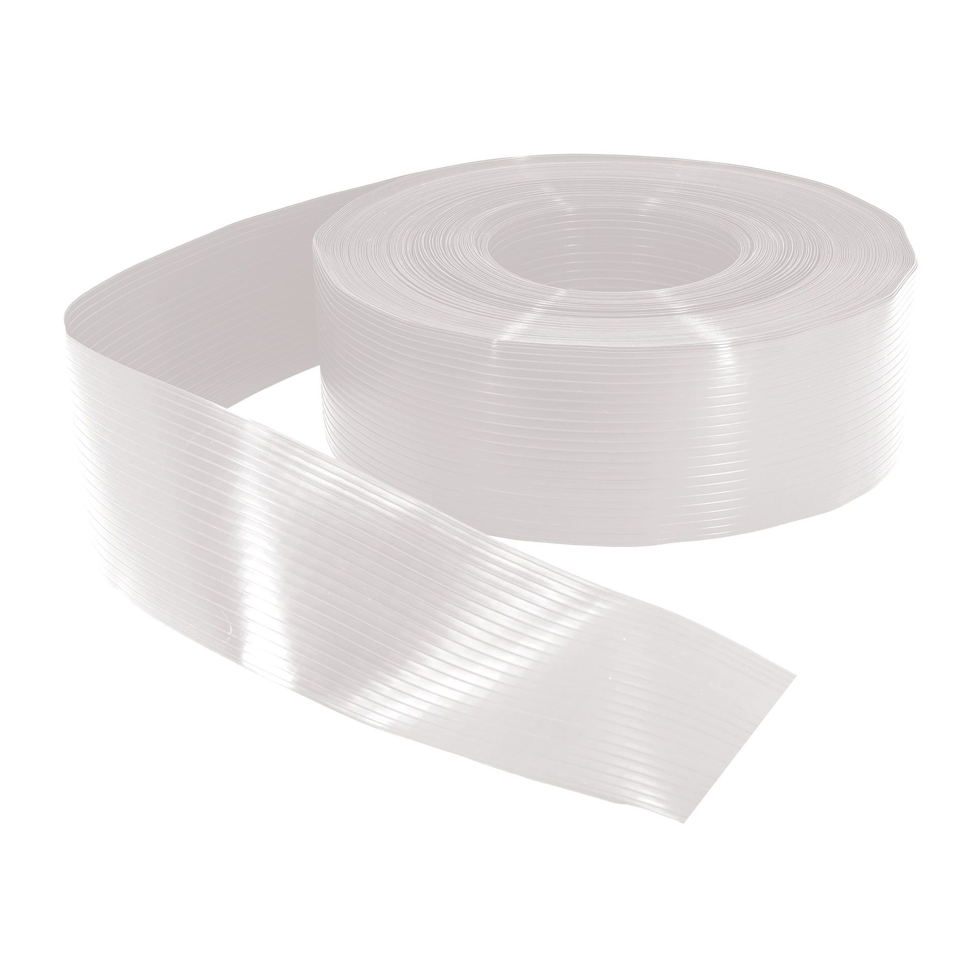 Cinta Rompevientos para malla ciclonica con protección U.V. de plástico con resina 100 virgen Karlen para protección y privacidad para cercas rejas, Color Blanco, 3 Metros