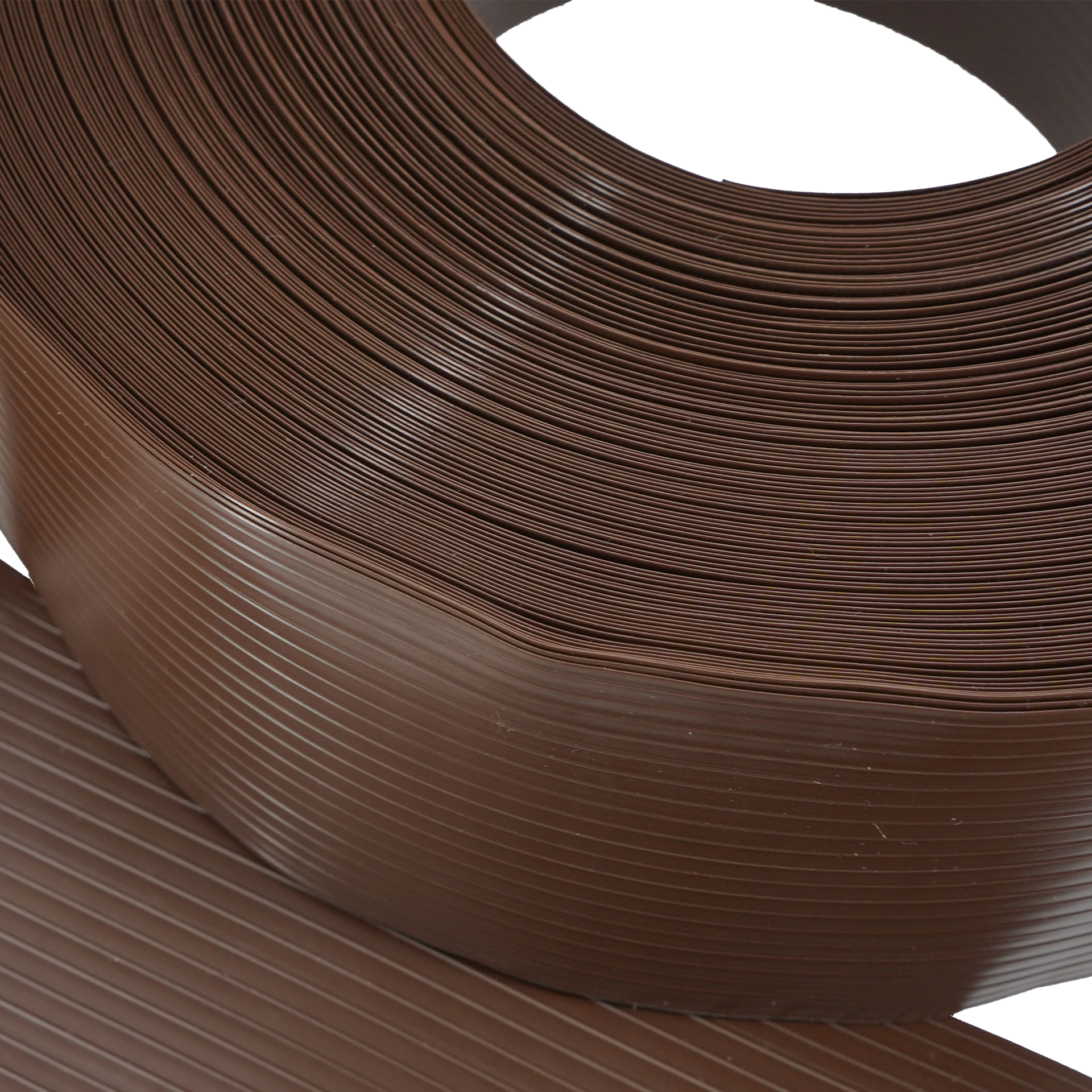 Cinta Rompevientos Para Malla Ciclonica Con Protección U.V. De Plástico Con Resina 100 Virgen Karlen Para Protección Y Privacidad Para Cercas Rejas, Color Café, 3 Metros