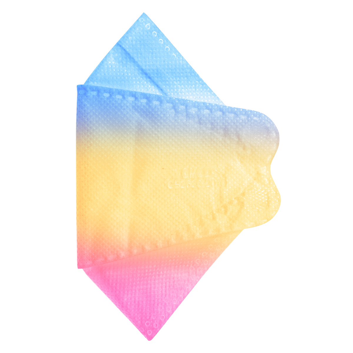 Cubrebocas Kf94 Mascarillas 3d Colores 10pzs Filtración 94% Difuminado Azu-Ama-Ros