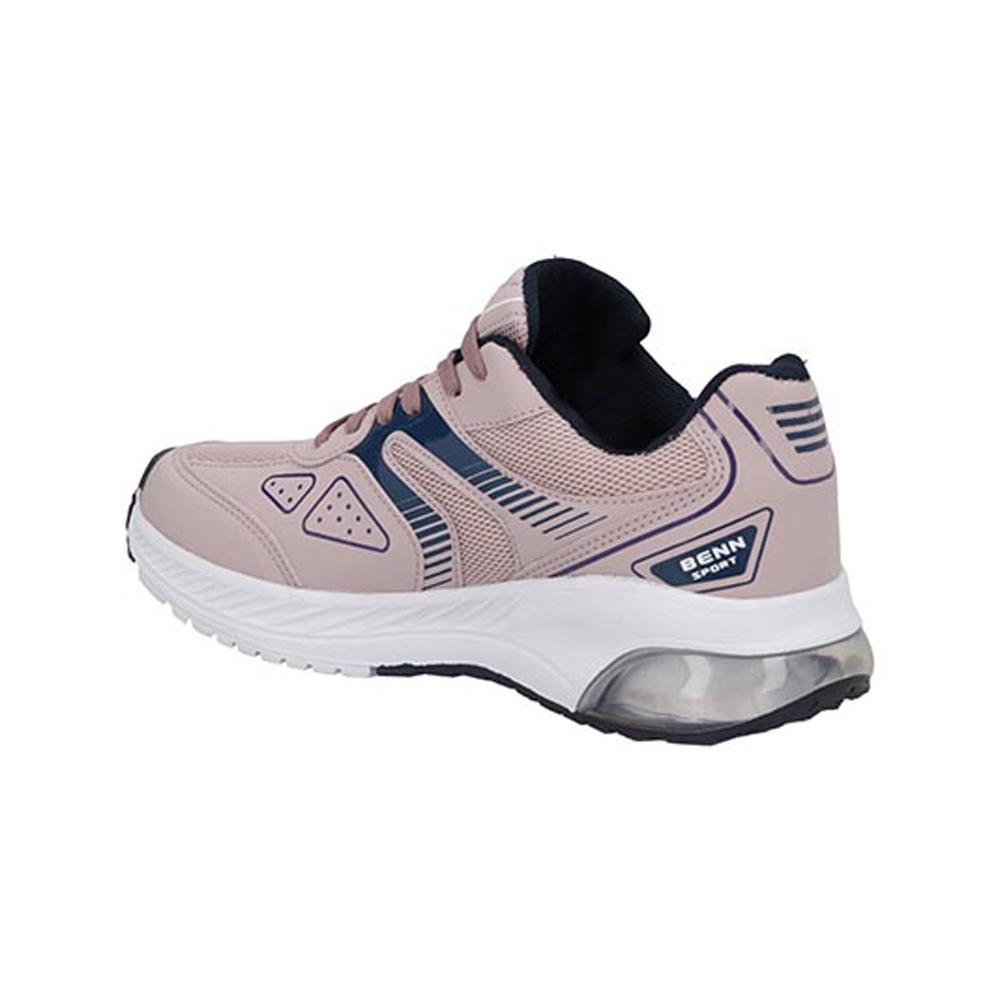 Tenis Benn Sport 806 Para Mujer Deportivo Gym Textil Dama Color Taro/Marino Talla 22 a 26.5 