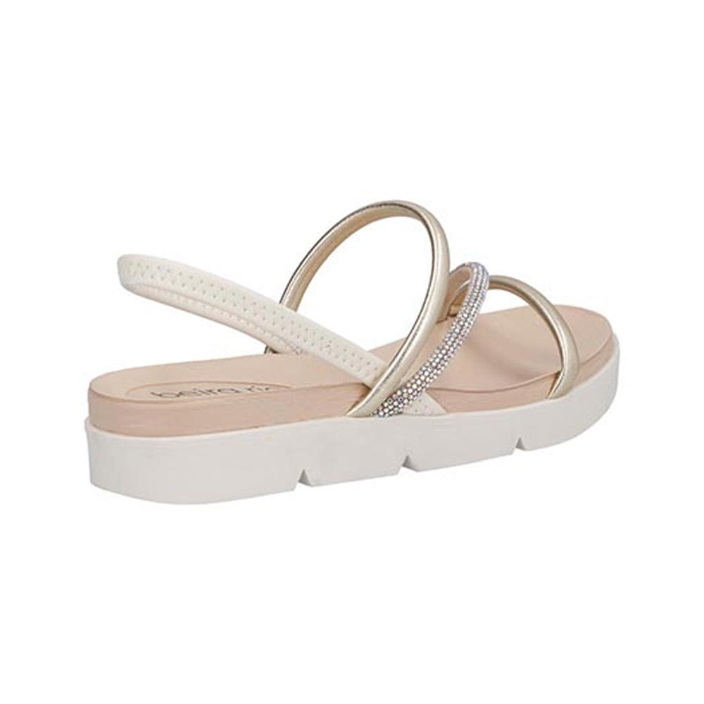 Sandalias de Piso Beira Rio 83875 Dama Zapatilla Mujer Elastico Confort Talla 22 a 27