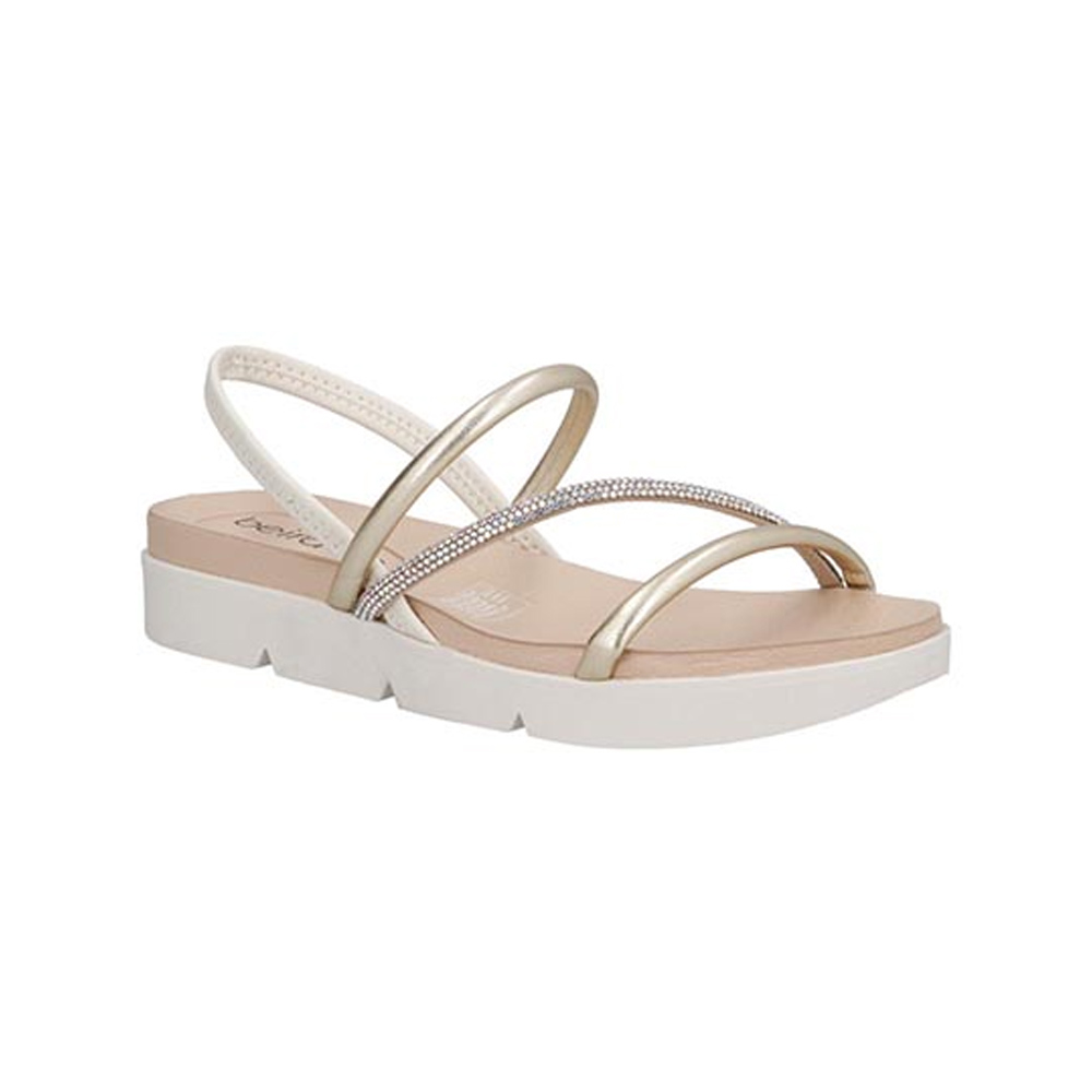 Sandalias de Piso Beira Rio 83875 Dama Zapatilla Mujer Elastico Confort Talla 22 a 27