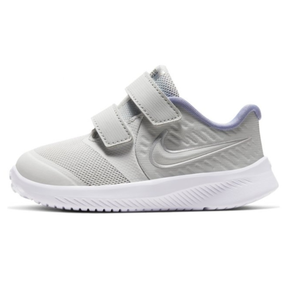 TENIS NIKE DE BEBE STAR RUNNER GRIS/NIÑAS AT1803-007