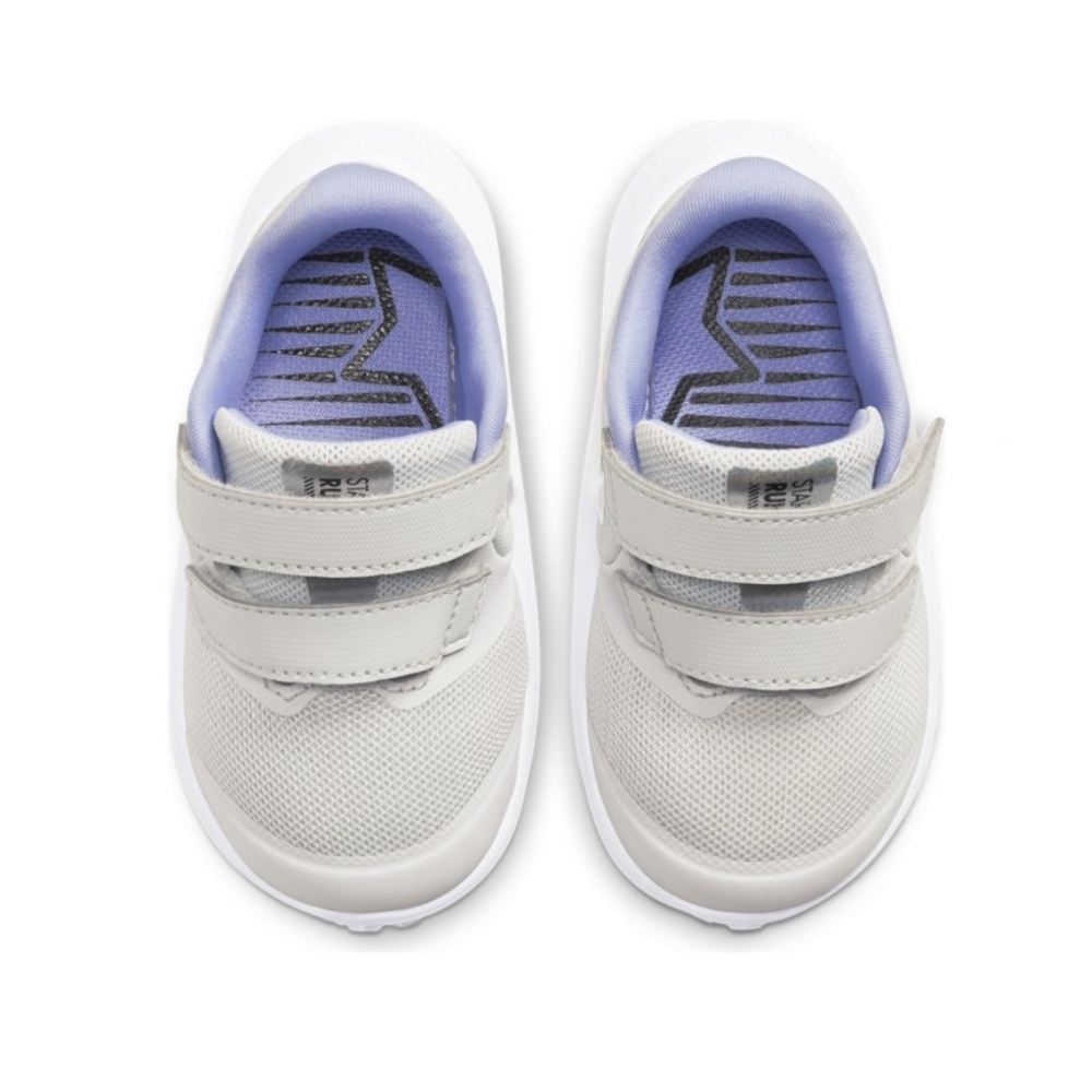 TENIS NIKE DE BEBE STAR RUNNER GRIS/NIÑAS AT1803-007
