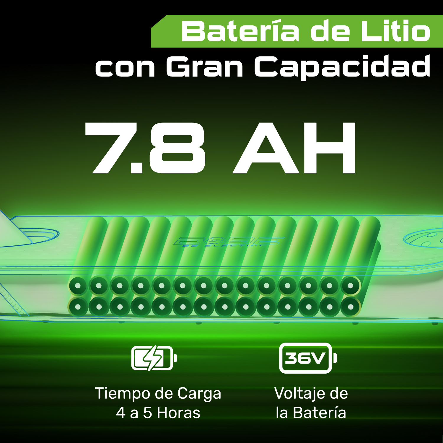 Scooter Electrico Plegable Pantalla Lcd 30km/h Luz Led 350 W Blanco E-Be