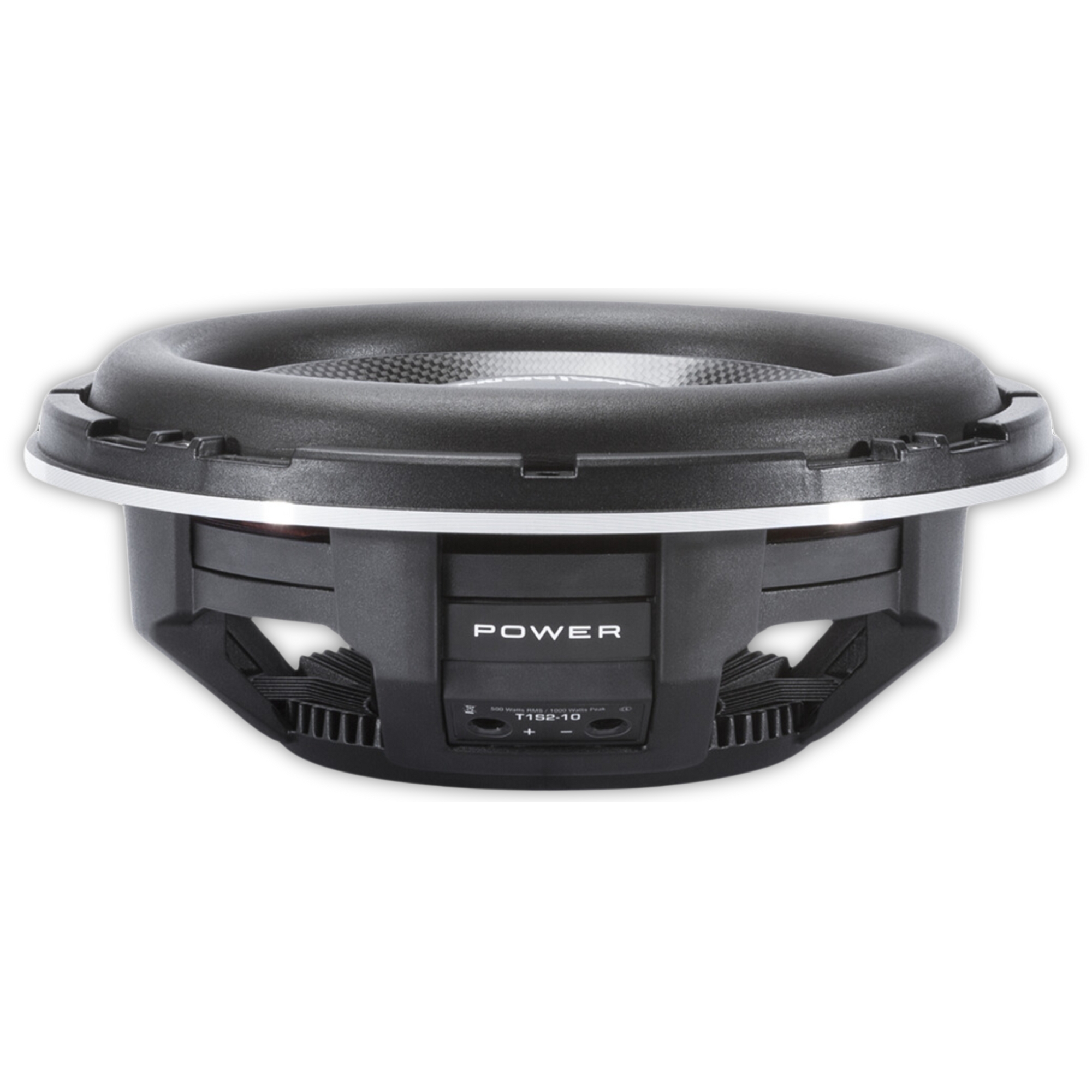 Subwoofer Plano Rockford Fosgate T1S2-10 1000 Watts 10 Pulgadas 2 Ohms 