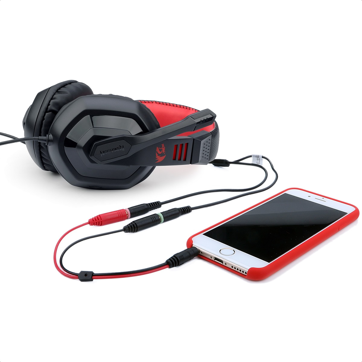 Kit Teclado Mouse Diadema y MousePad Redragon S101-BA-2 Gaming Español.