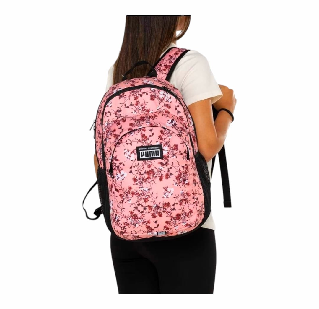 Mochila puma rosa con morado sales