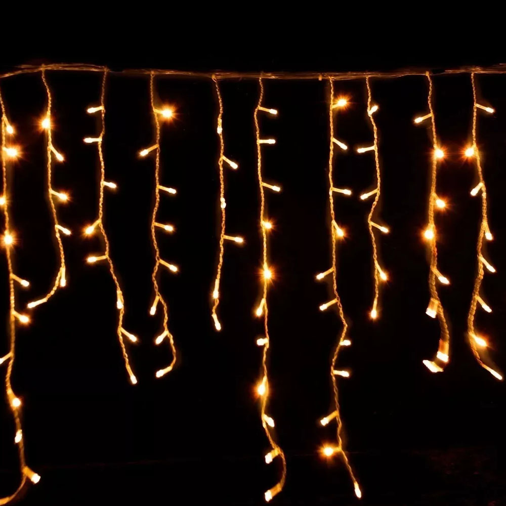 Cascada de Luces Navideñas Led 500 Focos Luz Cálida brillante