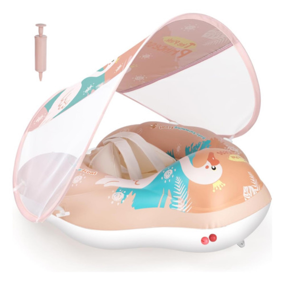 Flotador Bebe 3 Meses - 6 Años Salvavidas Inflable Cisne Color: L NARANJA