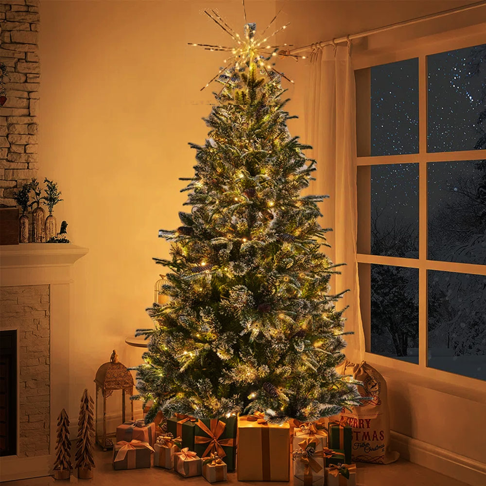 Luces Navideñas Led Fuegos Artificiales 20 cm Diámetro Luz Cálida brillante