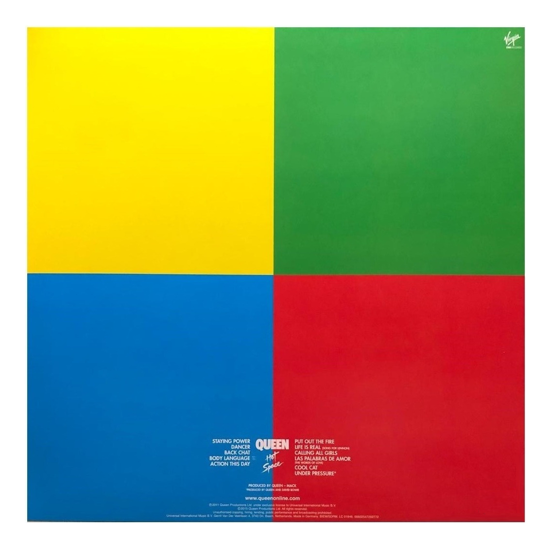 Queen Hot Space Lp Vinyl