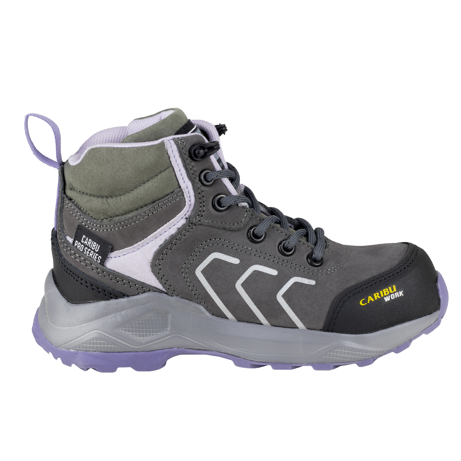 Botas Industriales Mujer Casquillo Caribu (PP) 349d Gris Lila