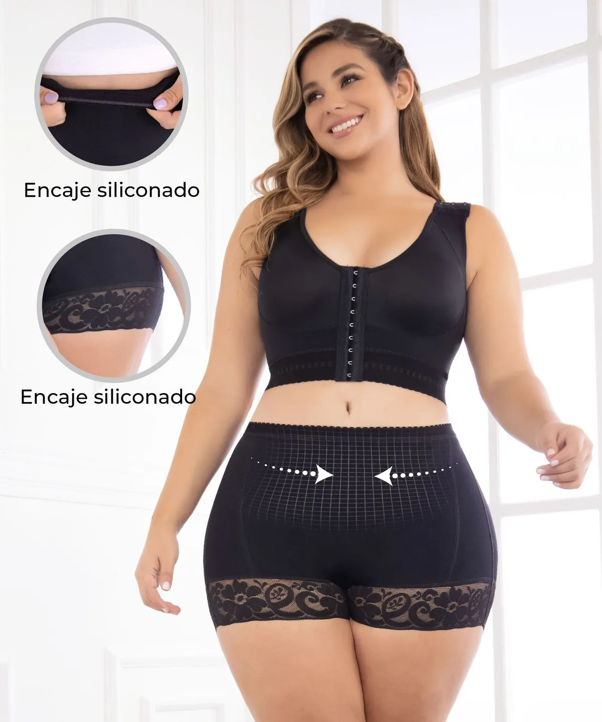  Fajas Colombianas Shorts Levanta Cola Reductoras Control Abdominal Levanta Cola