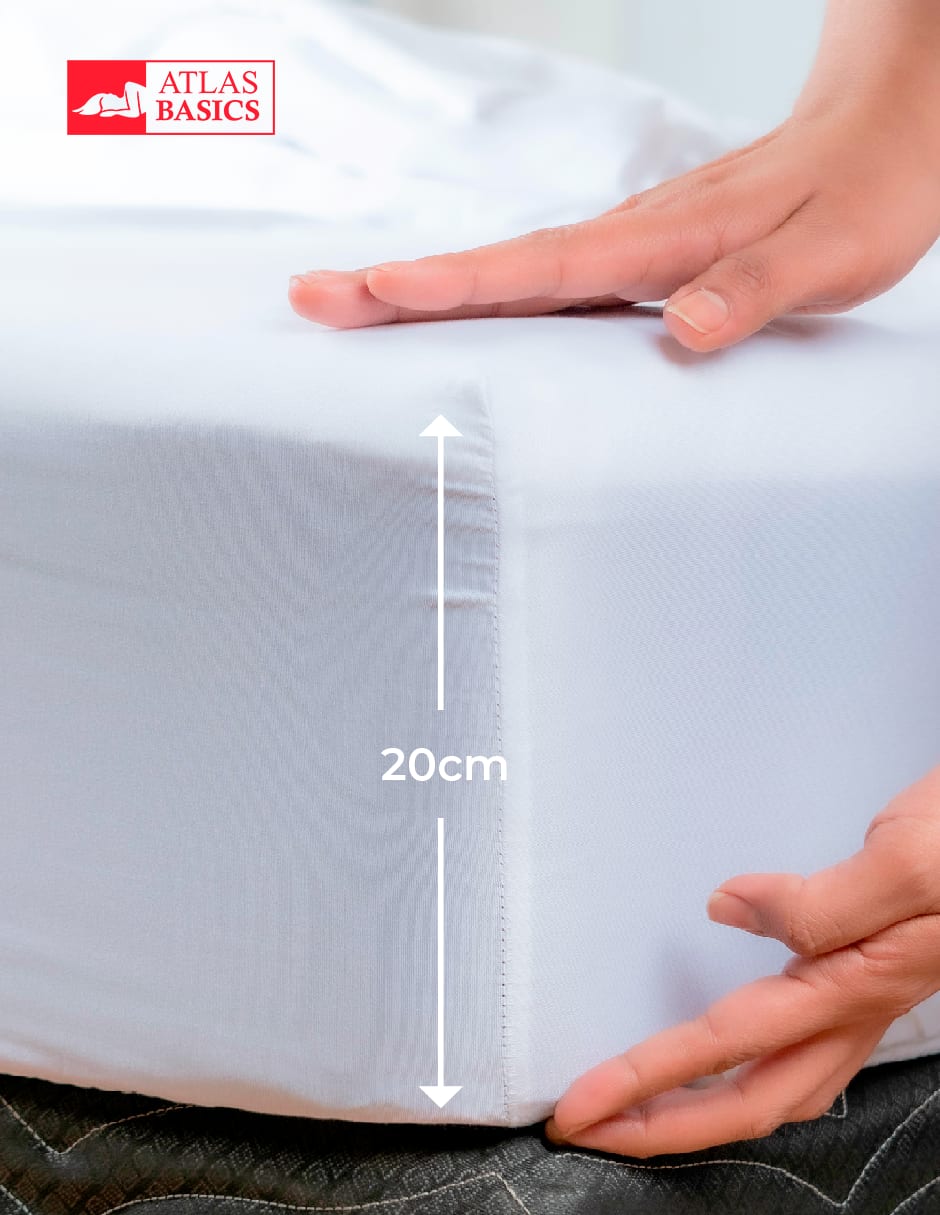 Cubre Colchón Queen Size Impermeable Ultra Delgado 