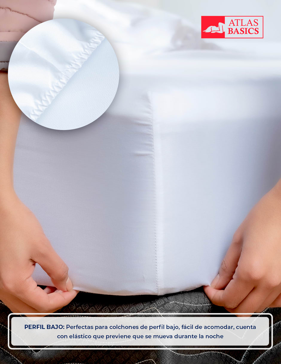 Cubre Colchón Queen Size Impermeable Ultra Delgado 