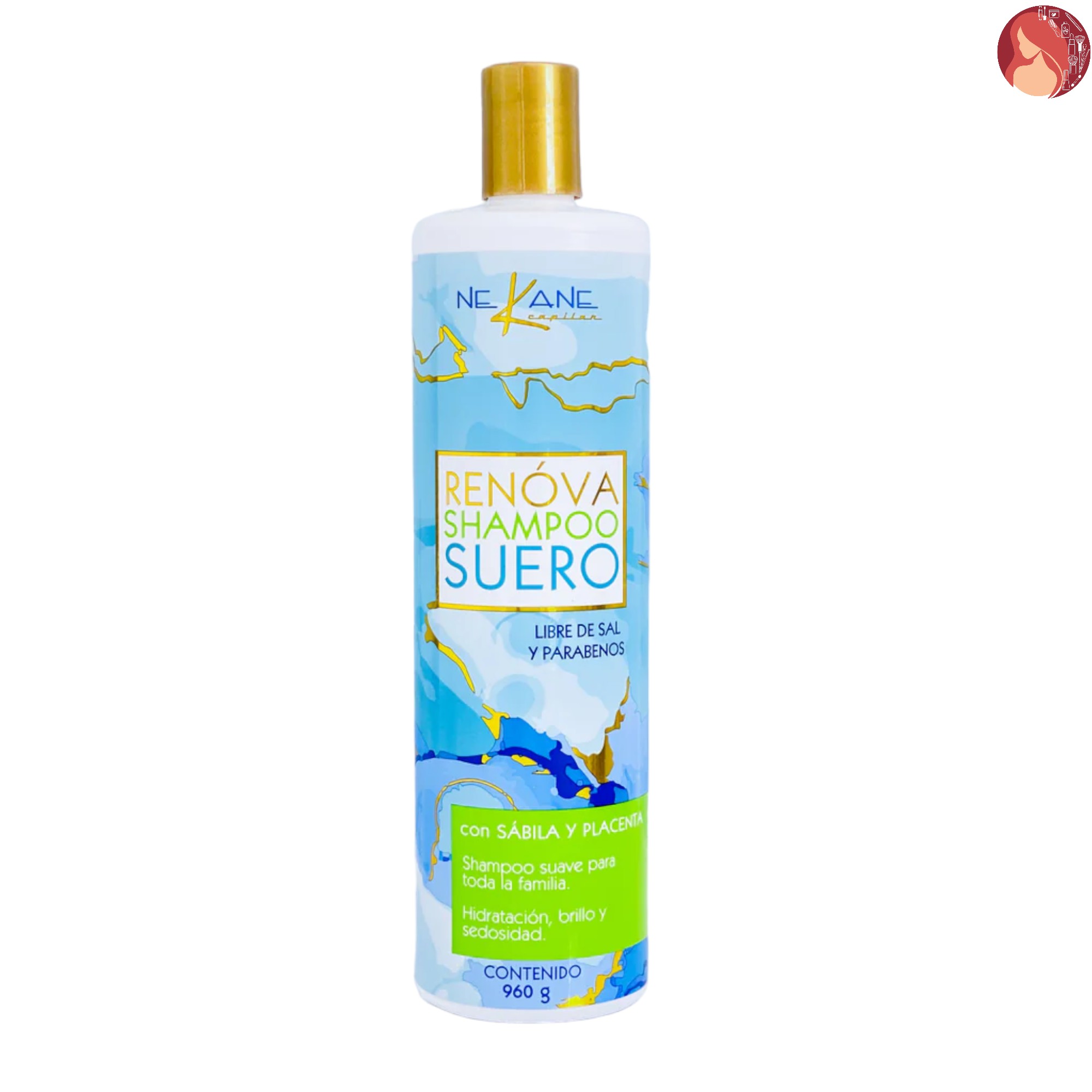 NEKANE Shampoo  suero libre de sulfatos y parabenos 960ml 