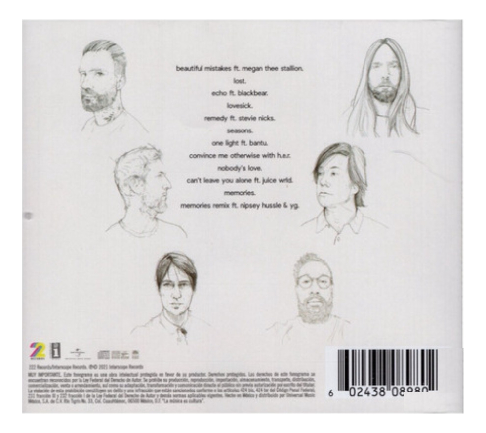 Maroon 5 - Jordi - Disco Cd