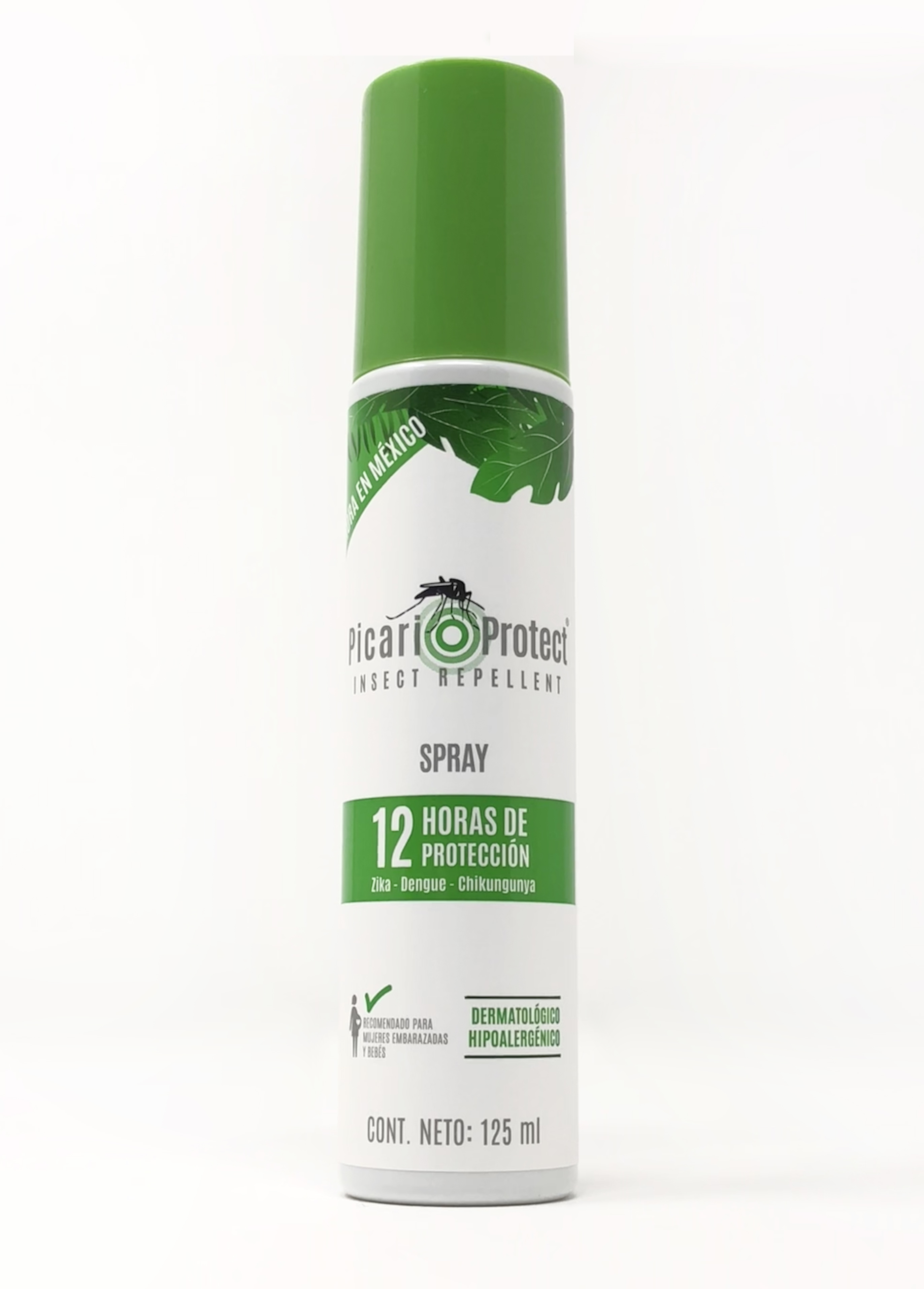 Repelente de Insectos con Picaridina, spray 125 ml, proteccion prolongada