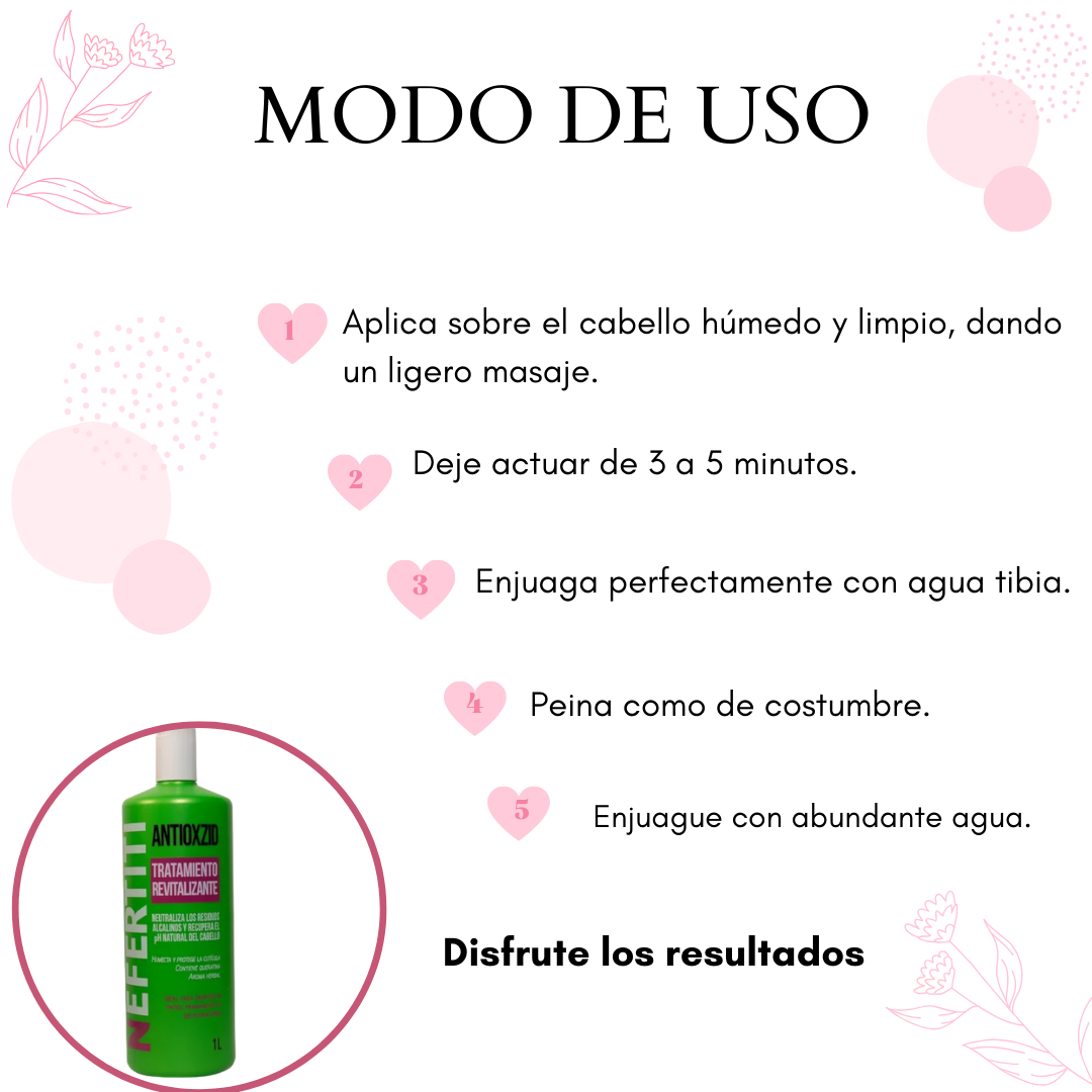 Nefertiti Antioxzid Tratamiento Revitalizante 1L