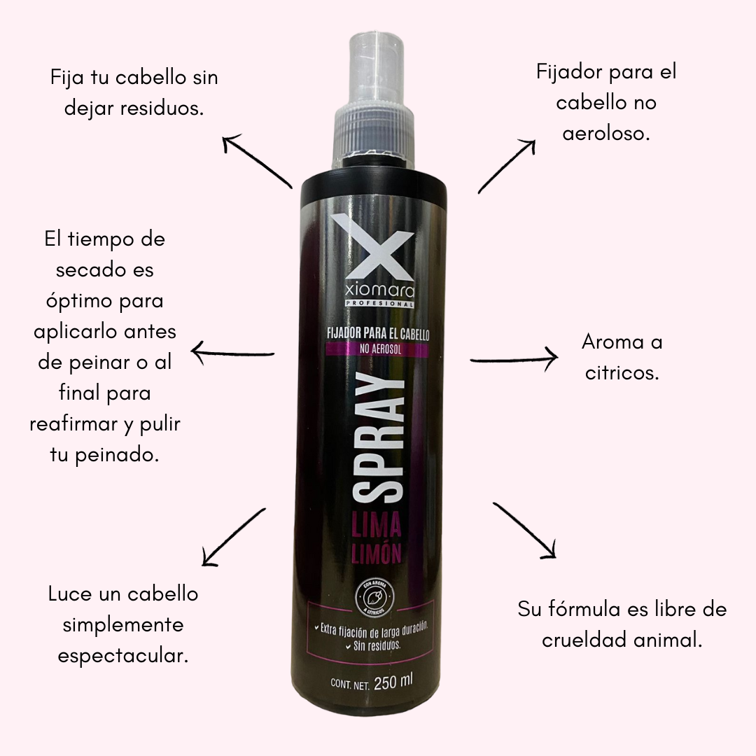 Xiomara Fixo Lan Spray Lima limón 250ml 