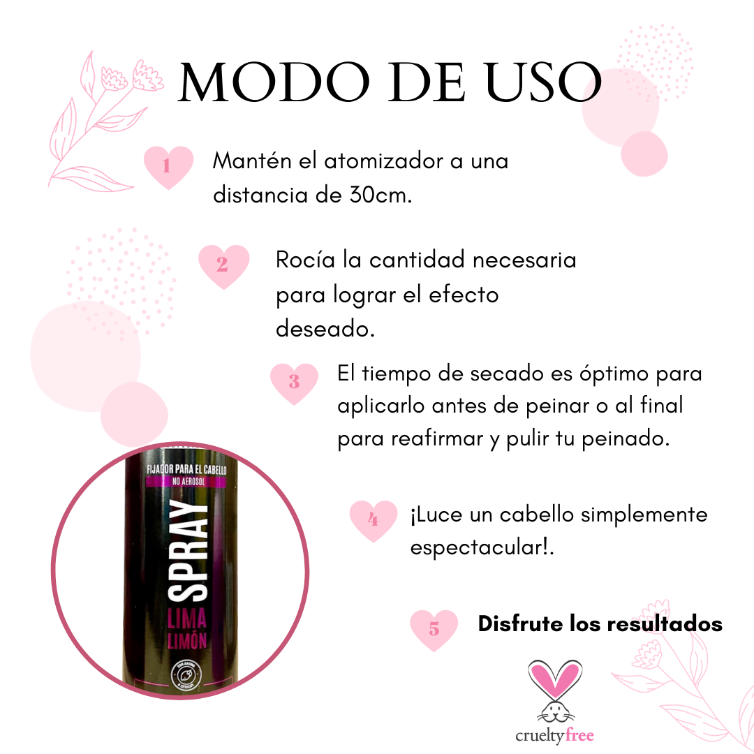 Xiomara Fixo Lan Spray Lima limón 250ml 