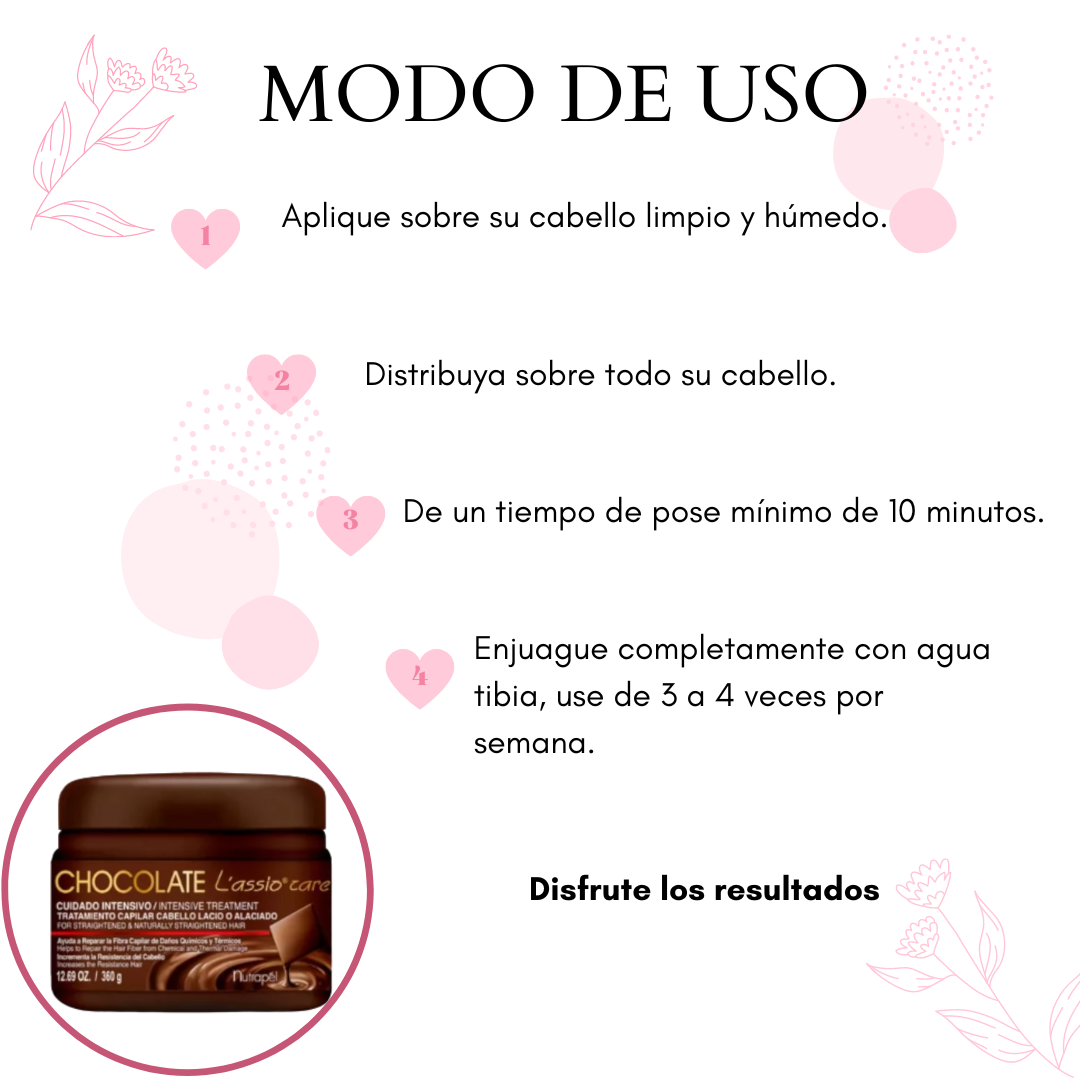 Nutrapel Chocolate Lassio Care Mascarilla 360g 