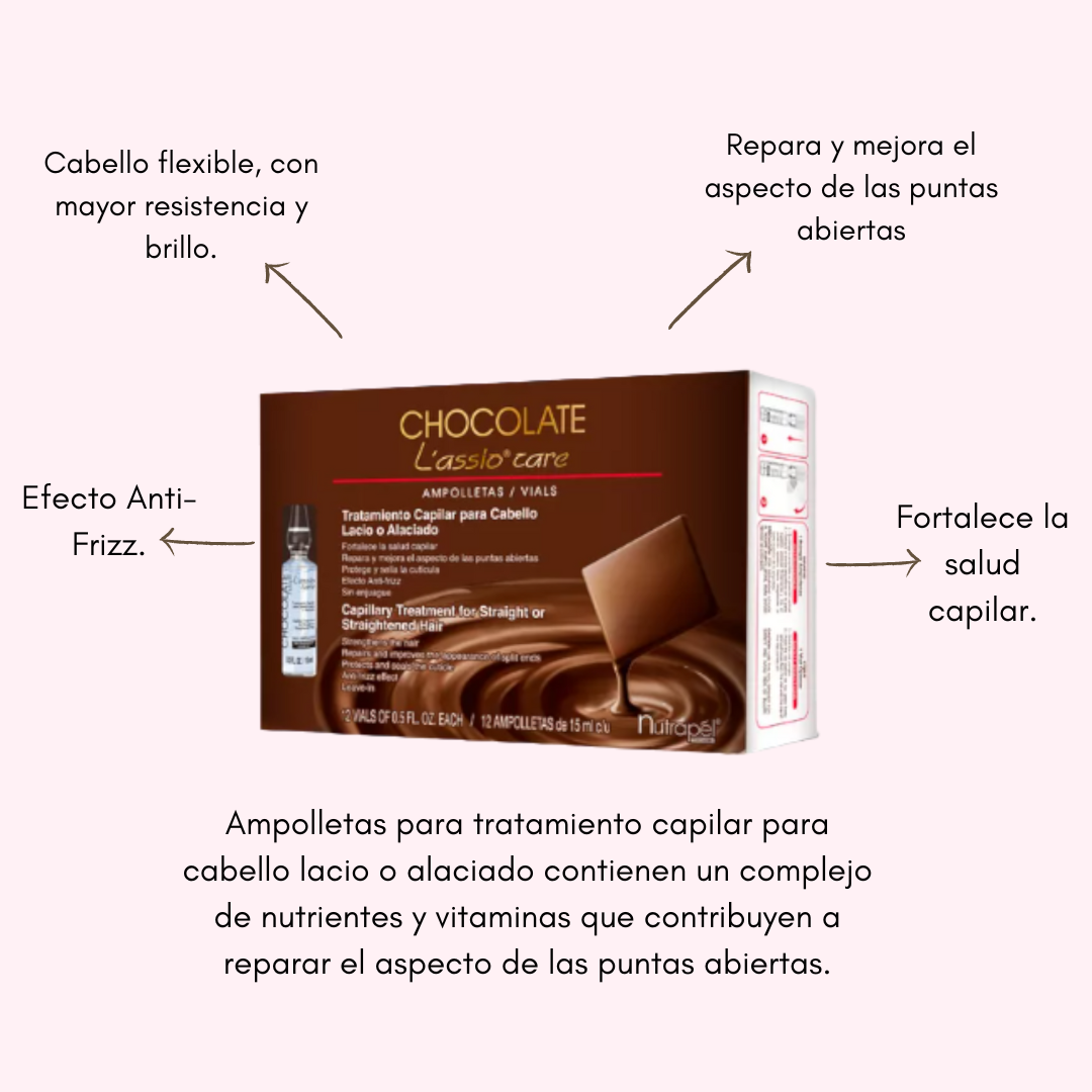 Nutrapel Chocolate Lassio Care Caja Ampolletas 12x15ml 
