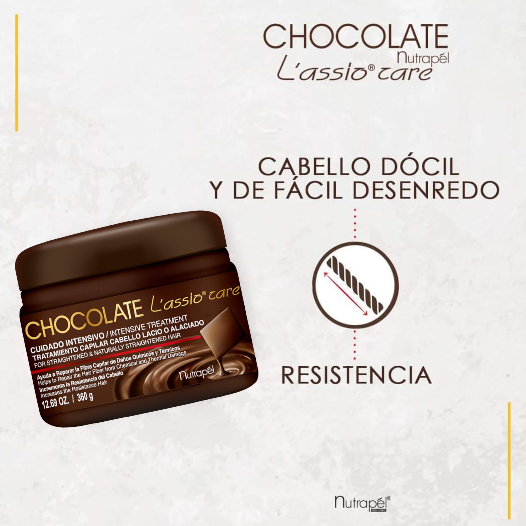 Nutrapel Chocolate Lassio Care Mascarilla 360g 