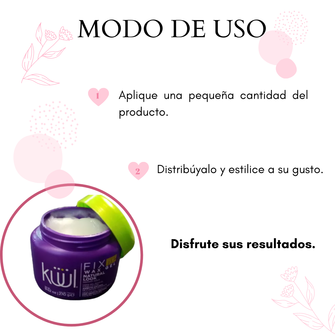 Fix Me Wax Gel Natural 270g 