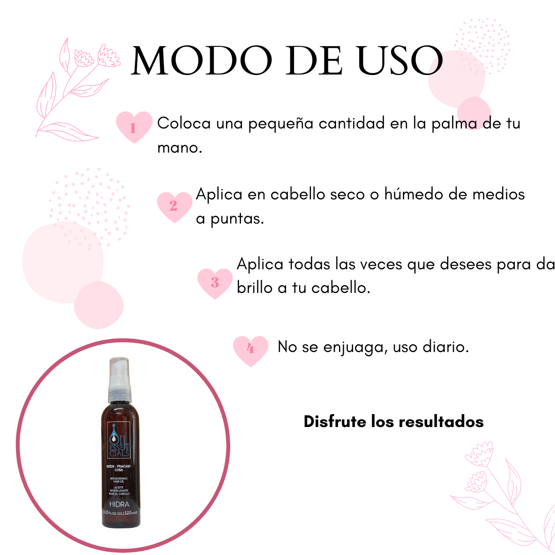 Hidra Essencials Oil 120ml
