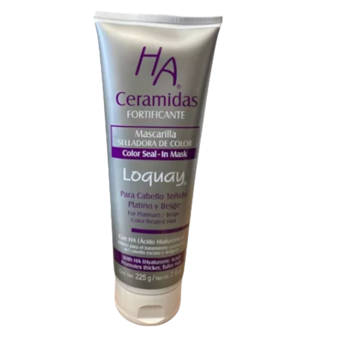 Loquay Mascarilla selladora de color platinado y beige 225g